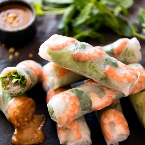 The Sweat Effect | Fresh Rolls With Peanut Dipping Sauce